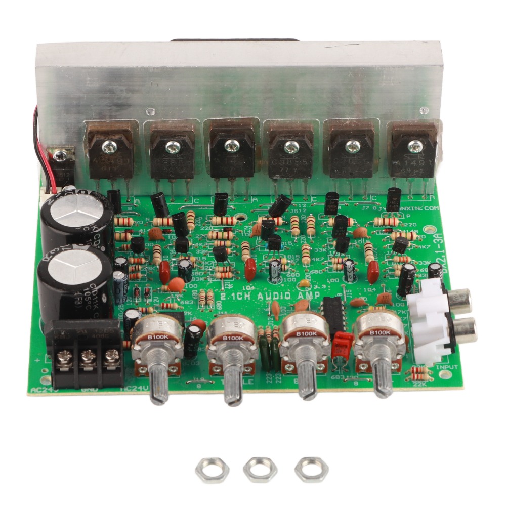Modular Power Supply - 300W Hochleistungs-Verstärkerplatine 2.1-Kanal Subwoofer 3-Kanal Audio-Verstärker