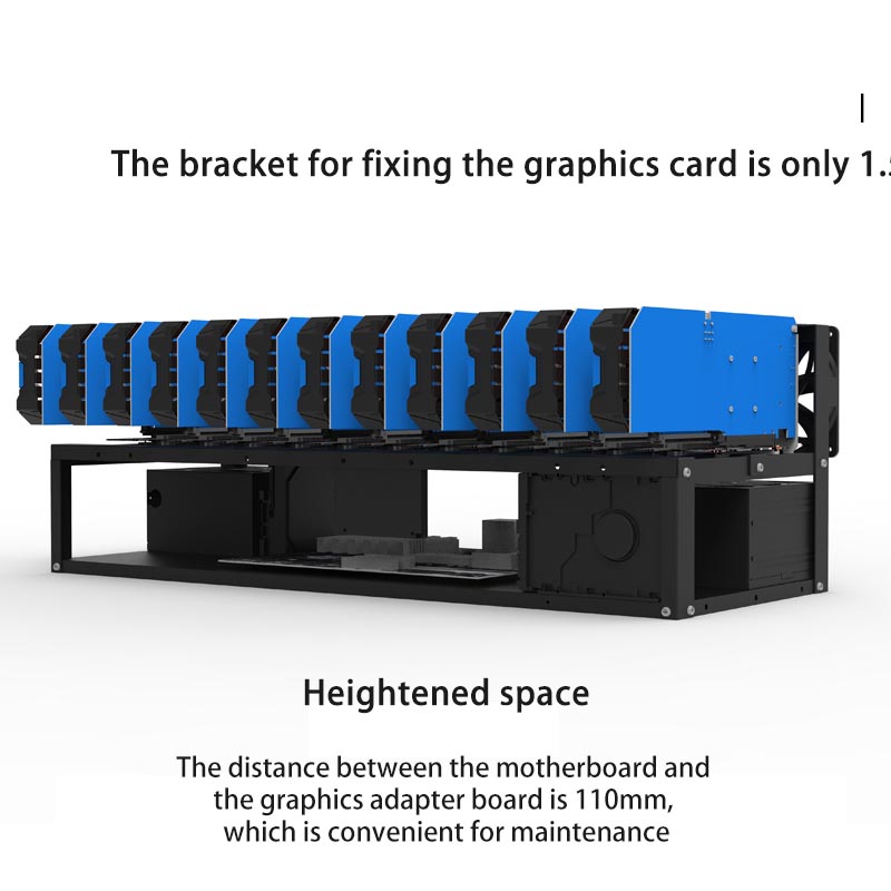 Open Frame Power Supply - 6 Karten, 8 Karten, 12 Karten,