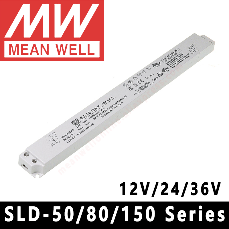 Smps Power Supply - Mean Well SLD-50/80/150-12/24/56 AC zu DC