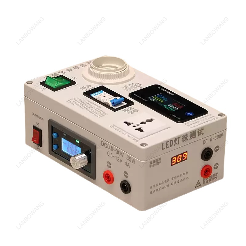 Power Supply Tester - Tragbarer elektrischer Steckdosentester, LED-Amperemeter, Wartungsdetektor für