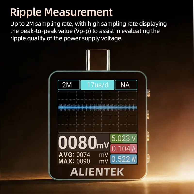 ALIENTEK C2 Farbdisplay-Tester – Power Supply Tester Bewertung und Preis