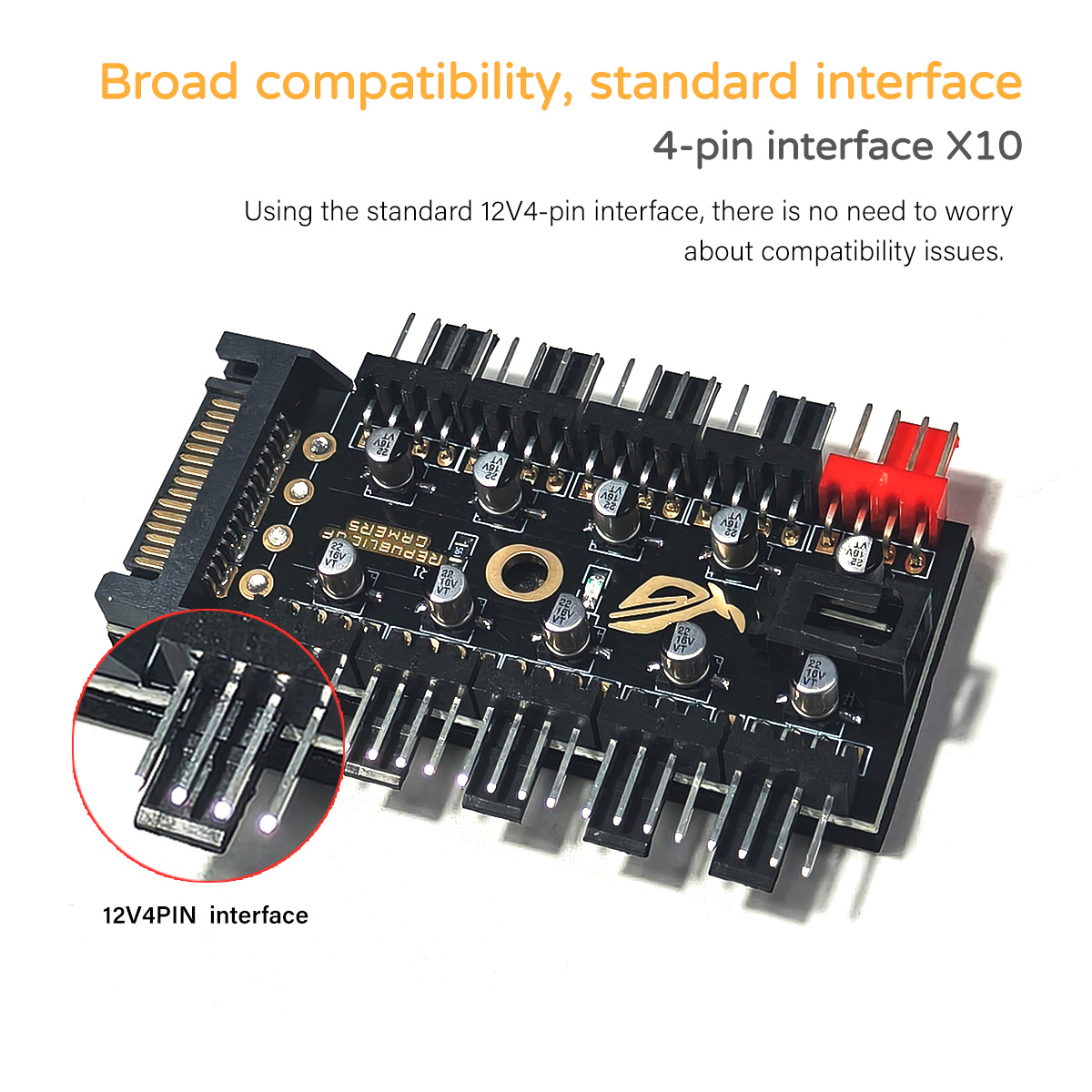 12V 4-Pin PWM Lüftersteuerungs – Pc Power Supply Bewertung und Preis