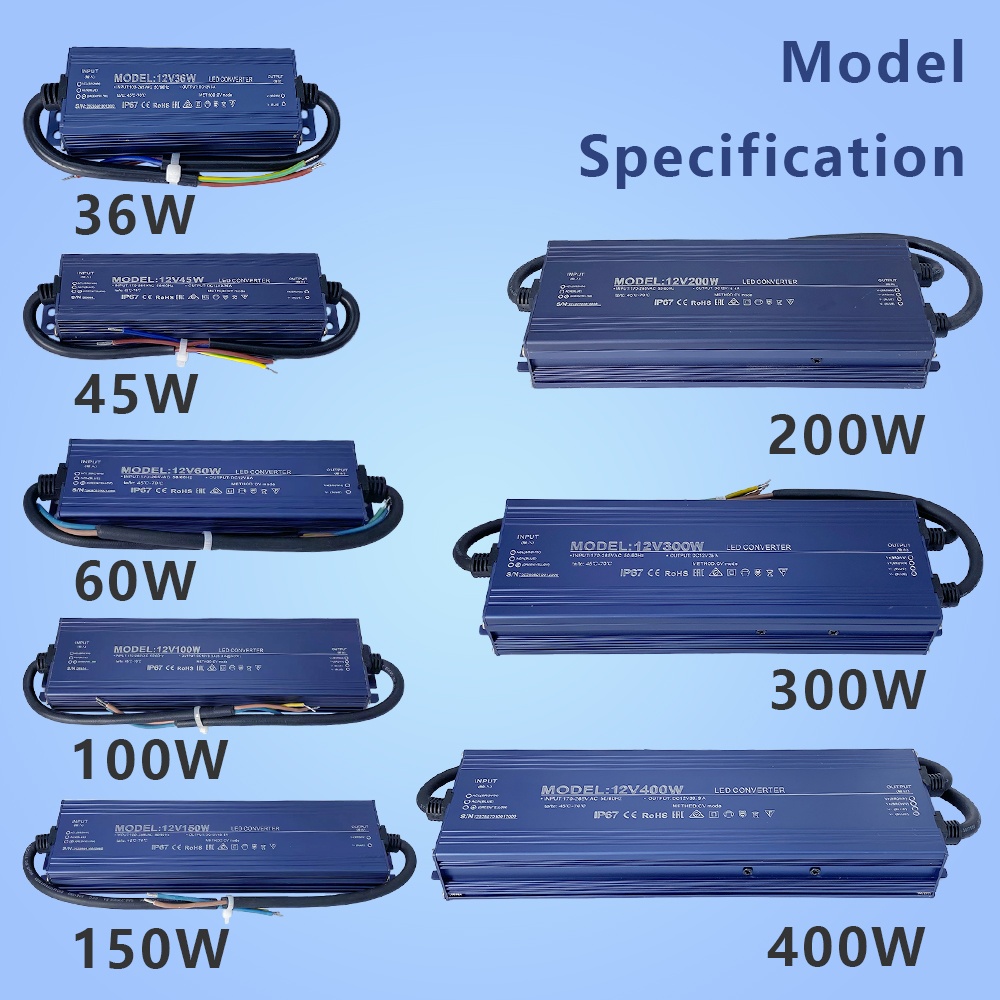 IP67 Wasserdichtes LED-Netztei – Power Supply 500W Bewertung und Preis