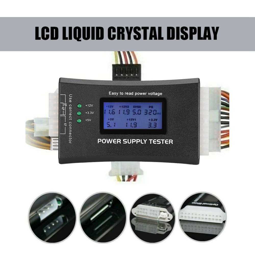 LCD-Display ATX-Netzteil-Teste – Power Supply Tester Bewertung und Preis