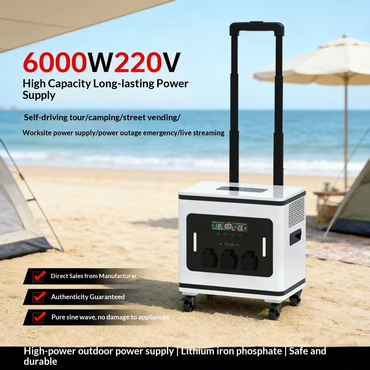 Lithium-Ionen-Akku Outdoor Mob – Power Supply Bewertung und Preis